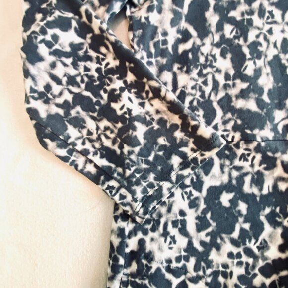 Pure Jill grey and white cotton blend dress Womens Extra Small comfort casual - Picture 5 of 10